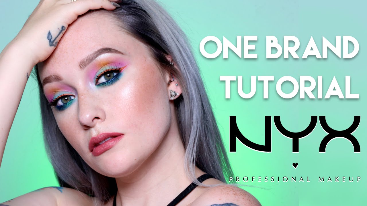 One Brand Makeup Tutorial NYX JkissaMakeup YouTube