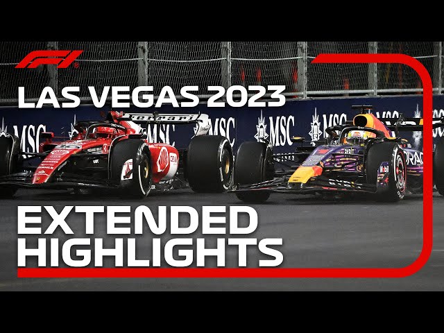 Extended Race Highlights | 2023 Las Vegas Grand Prix class=
