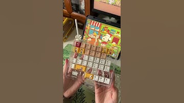 designed my own snoopy-themed keycaps 🩷 from goblintechkeys! #snoopy #mechanicalkeyboard #shorts