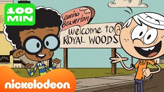 Loud House | Cada Local em Royal Woods! | Compilação de 100 Minutos | Nickelodeon em Português