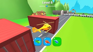 Shape Shifting Race Game(1-10)- All Levels Walkthrough Gameplay Android, iOS New Update