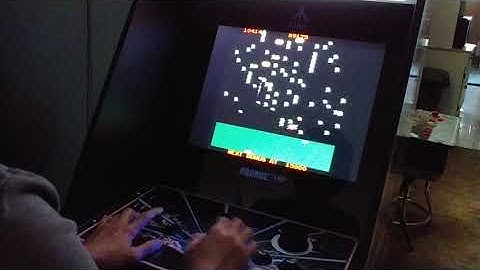 Arcade1Up Millipede game play with the GRS trackball on the Atari Legacy