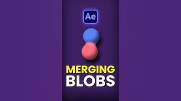 How To Create Merging Liquid Blobs In After Effects #Shorts #aftereffects #tutorial