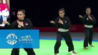 Pencak Silat Artistic Female Team - Regu Finals 1st Placing (Day 5) | 28th SEA Games Singapore 2015