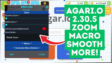 AGARIO MOD MENU ANDROID BITEYT 2.30.5 LATEST ZOOM AND MACRO (AGARIO MOBILE)