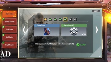 CODM • Kill 25 Enemies with Any LMG Equipped 4 Attachment 💯🔥