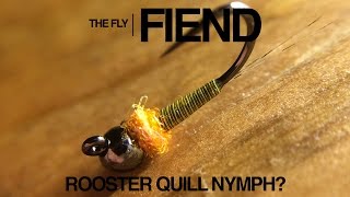 Rooster Quill Euro Nymph Fly Tying Tutorial | The Fly Fiend.