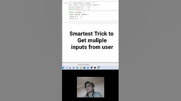 How to get multiple inputs from user #shorts #shortsyoutube #python #pythonforbeginners