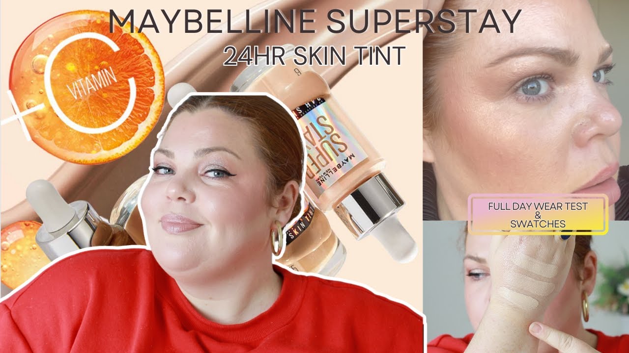 Maybelline Super Stay 24H Skin Tint + Vitamin C Review 