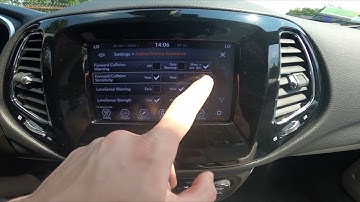 How to Manage Forward Collision Warning in Jeep Compass II ( 2017 - now )