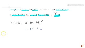 Let `f(x)=sqrt(x)` and `g(x) = x` be two functions defined over the set of nonnegative real numb...