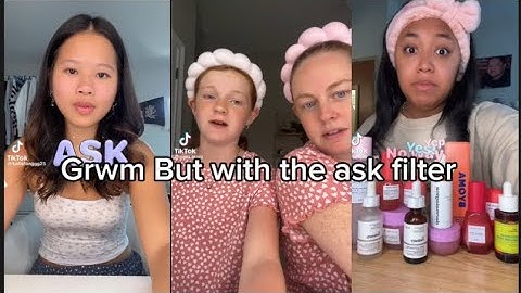 GRWM compilation but with the yes or no filter