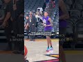 Natasha Mack During Warmups… 📸😂