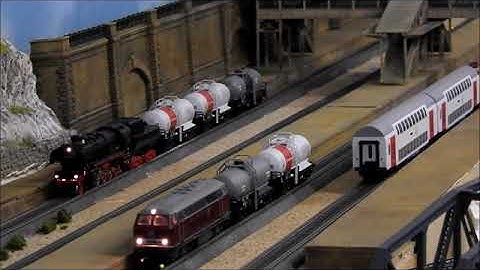 Baan in volle actie aangestuurd door iTrain 5