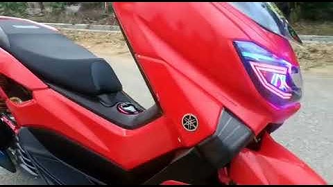 Headlamp nmax custom proji + led audy lazy eye