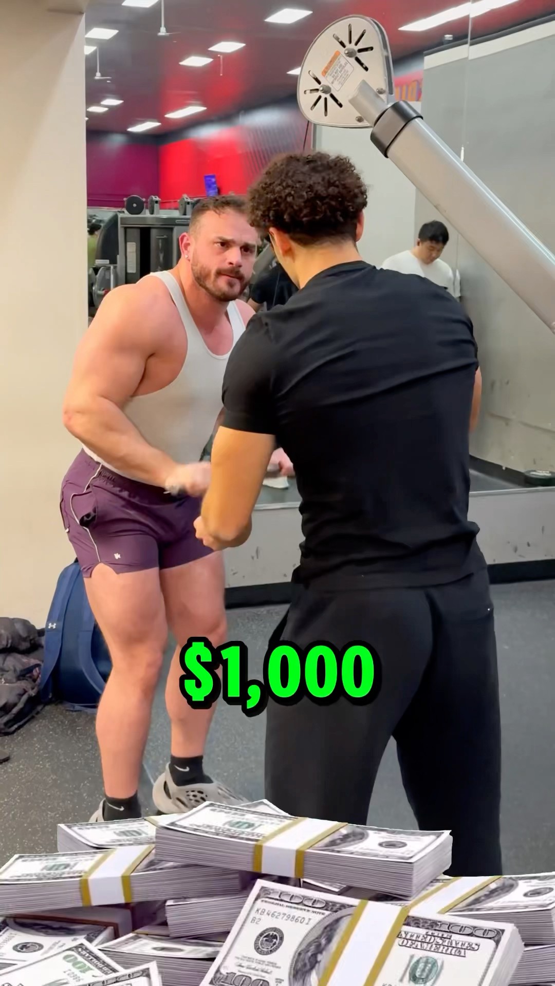 Can a bodybuilder beat me for $1,000??⁉️