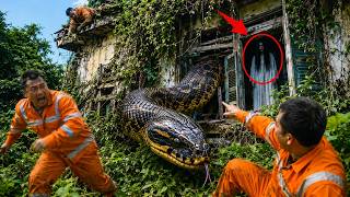 Time Lapse: 72 Hours Of Horror Cleaning A Haunted House | Giant Python Appears!