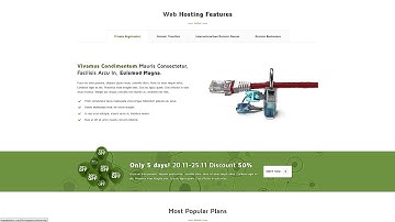 WebHosty - Hosting HTML Template