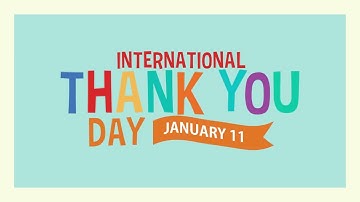 THANK YOU | International Thank You Day 2025 #thankyou