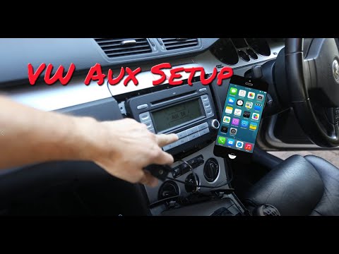 Cheap way to Setup Aux Cable Input for VW Radio RCD 300/500+ Plus stereos MP3/Phone Lead Connection