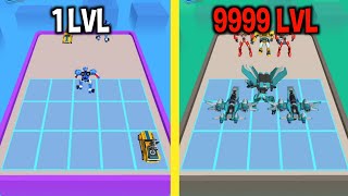 MAX LEVEL in Merge Robot Master: Car Game screenshot 3