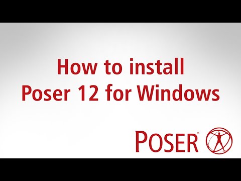 How to install Poser 12 for Windows