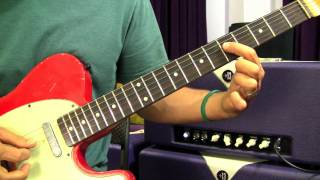 Free Blues Rock Guitar Lesson Pentatonic Riffs Position 1 Part 2