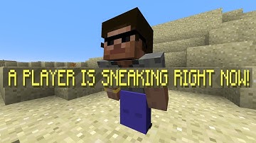How To Detect If a Player is Sneaking 1.17 Minecraft