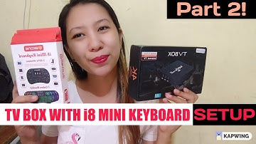 TV BOX W/ i8 MINI KEYBOARD SETUP | HOW TO USE TV BOX | GRACIE AND FAMILY!
