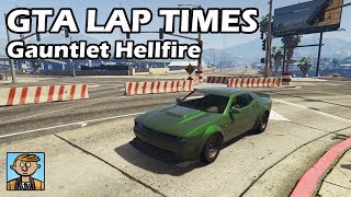 Fastest Muscle Cars (Gauntlet Hellfire) - GTA 5 Best Fully Upgraded Cars Lap Time Countdown