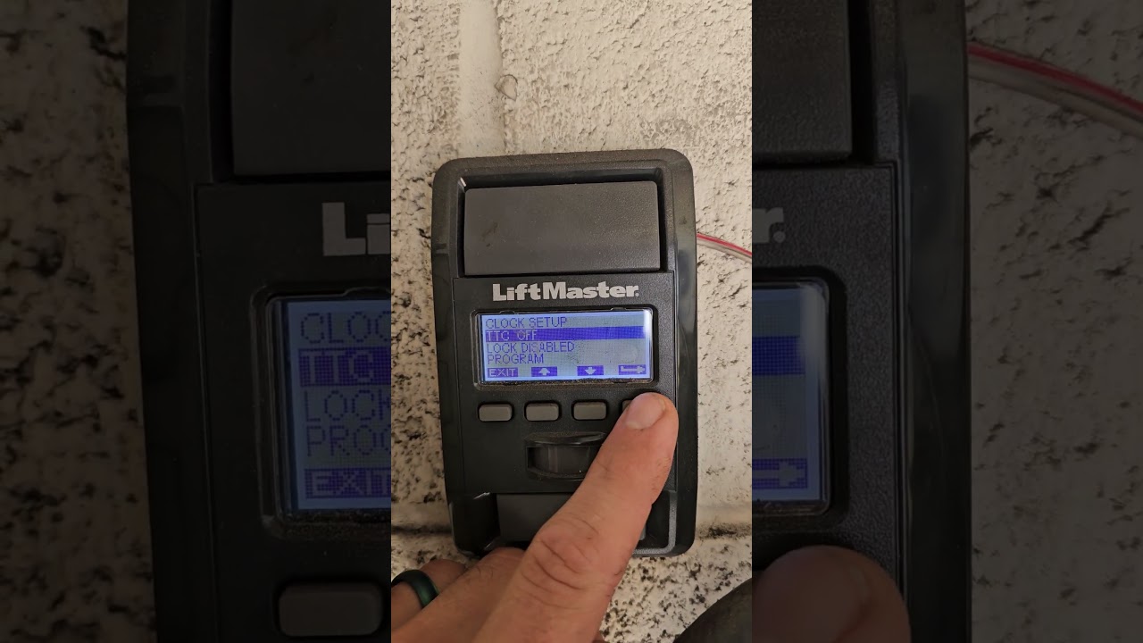 880LM Wall Control on LiftMaster 98022 - Turn on TTC automatic close function