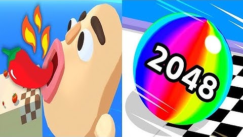 Sandwich Runner VS Ball Run 2048 - All Levels Gameplay Android iOS Ep 3
