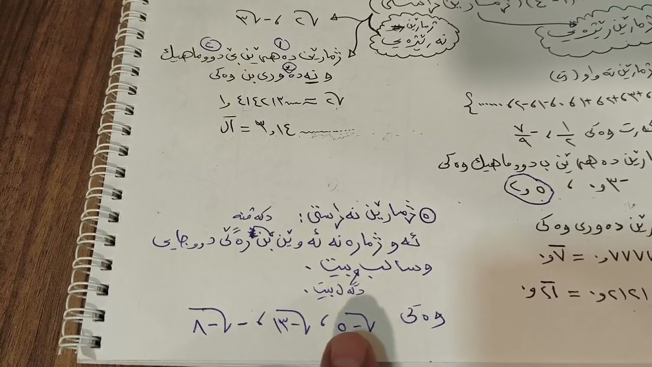 ( ١_ ٤ ) : ( ژمارێن راستی) 