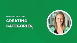 MapsIndoors CMS Tutorial - Creating Categories