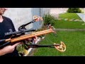 balestra reversa artesanal Black Hawk,homemade compound crossbow.