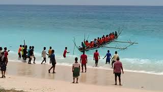 HODI RACE TOURNAMENT, AT CAR NICOBAR ISLANDS. ANDAMAN AND NICOBAR ISLANDS.