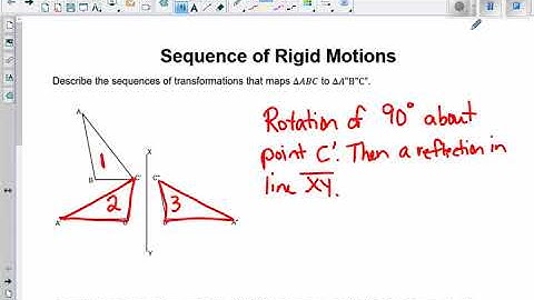 Sequence of Rigid Motion