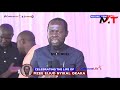 GOV ANYANG NYONGO SPEAKS AFTER GOV ORENGO CHASED AWAY! LISTEN TO WHAT HE TOLD LUOS!!