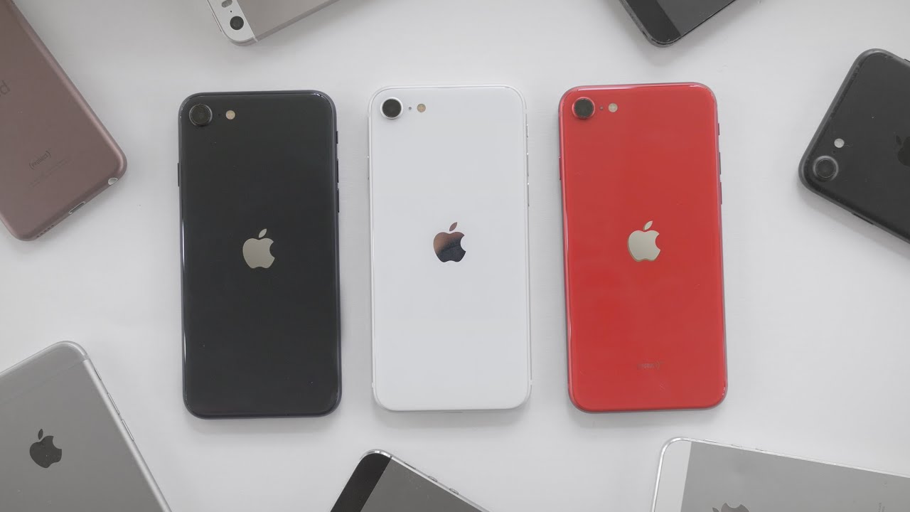 iPhone SE  Red vs Black vs White Unboxing and Color Comparison