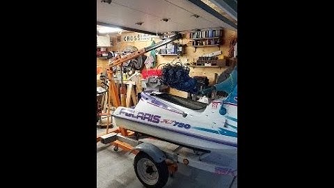 Polaris SLT engine removal step 2 PT1 intake side and Ebox