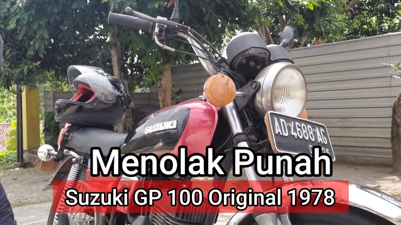 Motor SUZUKI GP 100 Original 1978 Wonogiri