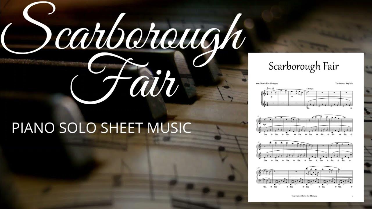 Scarborough Fair - Free Easy Piano Sheet Music  Sheet music, Piano sheet  music, Easy piano sheet music