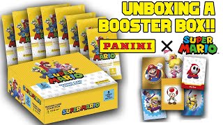 Unboxing a Booster Box of Super Mario Trading Cards!! (Panini)