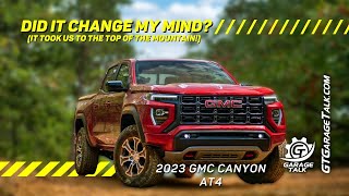 2023 gmc canyon at4 off-road test | did it change my mind?