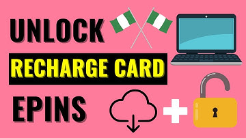 How To Download And Unlock Recharge Card Epins Gotten From Rechargecardprinting.com.ng | CadPro