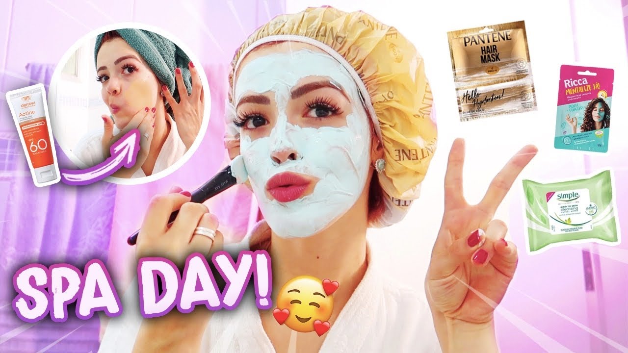 SPA DAY COMPLETO PRA FAZER EM CASA | TESTANDO NOVIDADES! #3