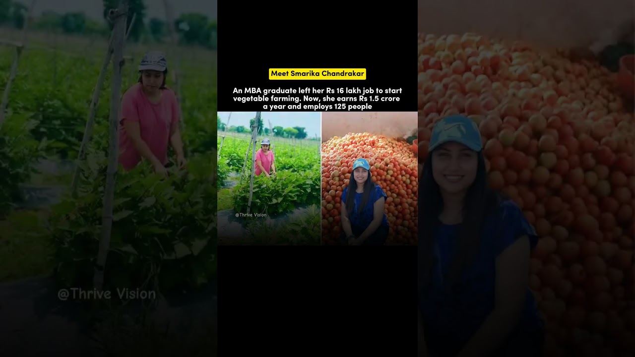 She left her ₹16 Lakh Job And Started Farming ? 