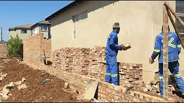 Step 28 -- Boundary Wall | Owner Building In South Africa