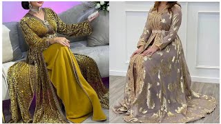 جديد موديلات القفطان المغربي وتكشيطة المغربية 2024 اخر مدارج علي موضة caftan marocain 2024