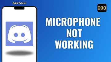 Discord Microphone not working for voice call or chat